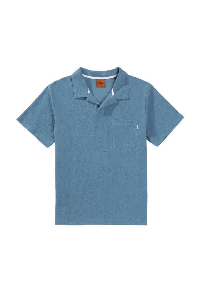RHYTHM VINTAGE TERRY POLO SLA-SLATE 3L