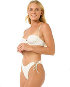 Rip Curl San Carlos Broderie Skimpy Bikini Bottom 3021-Bone S