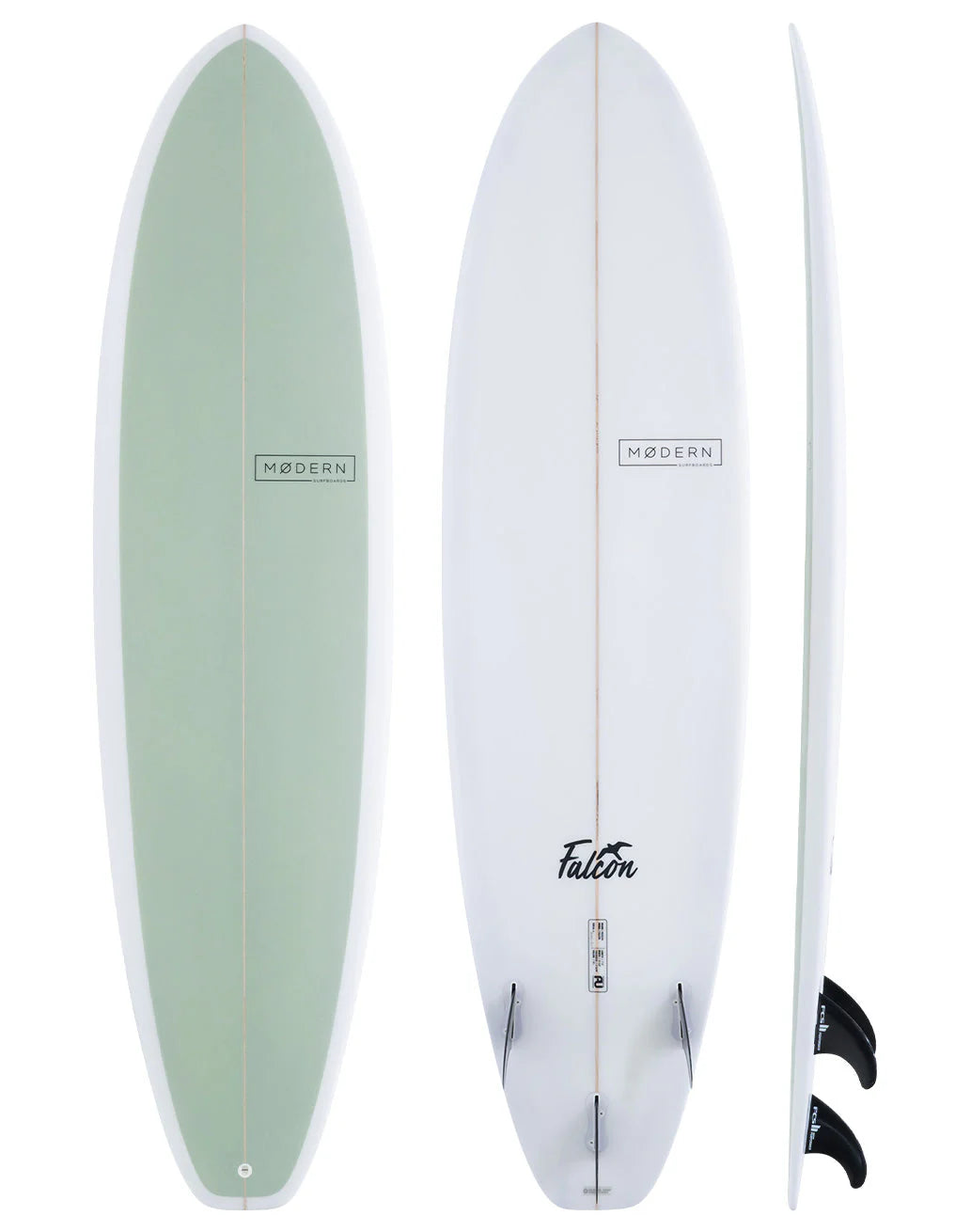 Global Surf Industries Modern Falcon Surfboard Olive 6ft8in