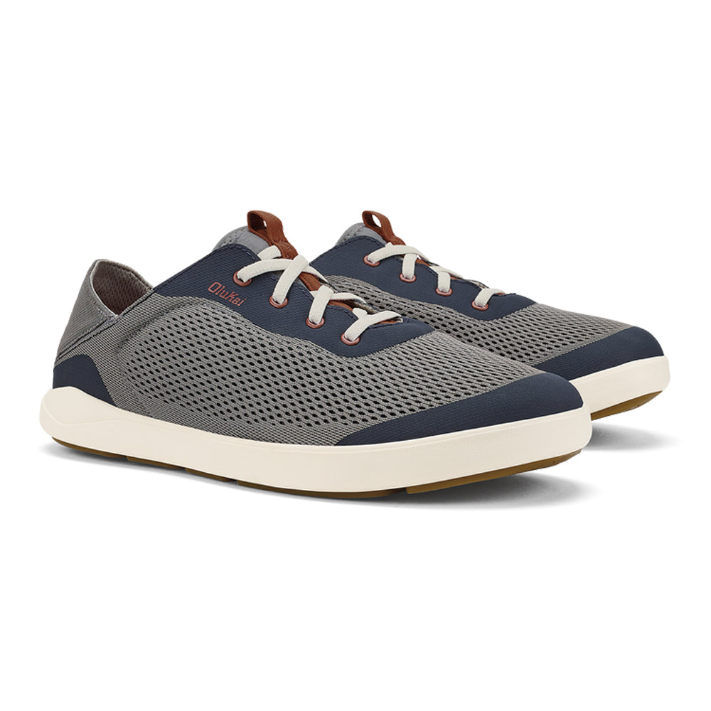 Olukai Moku Pae Mens Shoe AUDE-Ash-Trench Blue 8