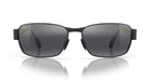 maui jim 249-2M Polarized Sunglasses MatteBlack GreyBlackCoral