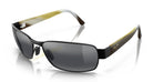 maui jim 249-2M Polarized Sunglasses MatteBlack GreyBlackCoral