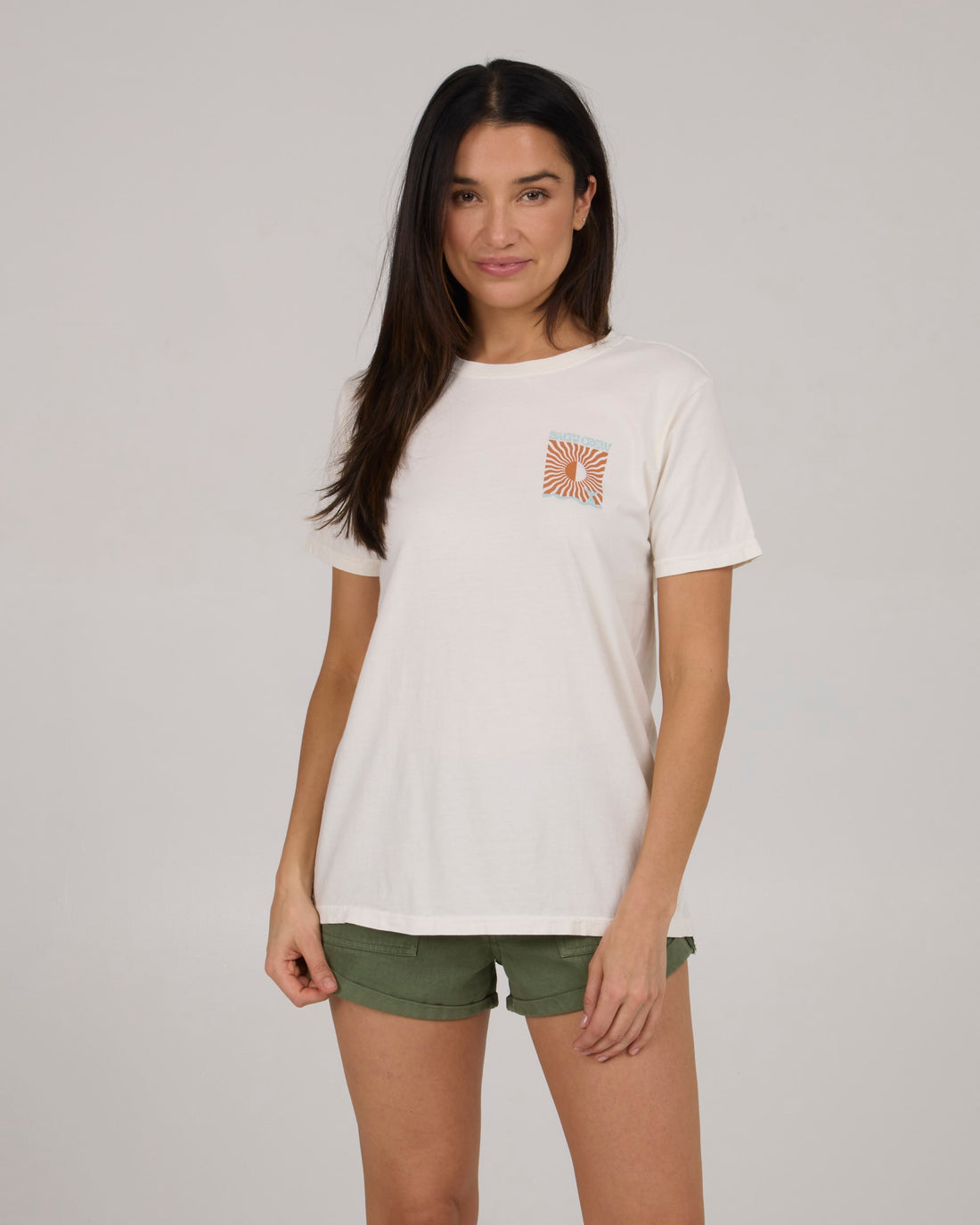 Salty Crew Optic Sea BF Tee OffWhite L