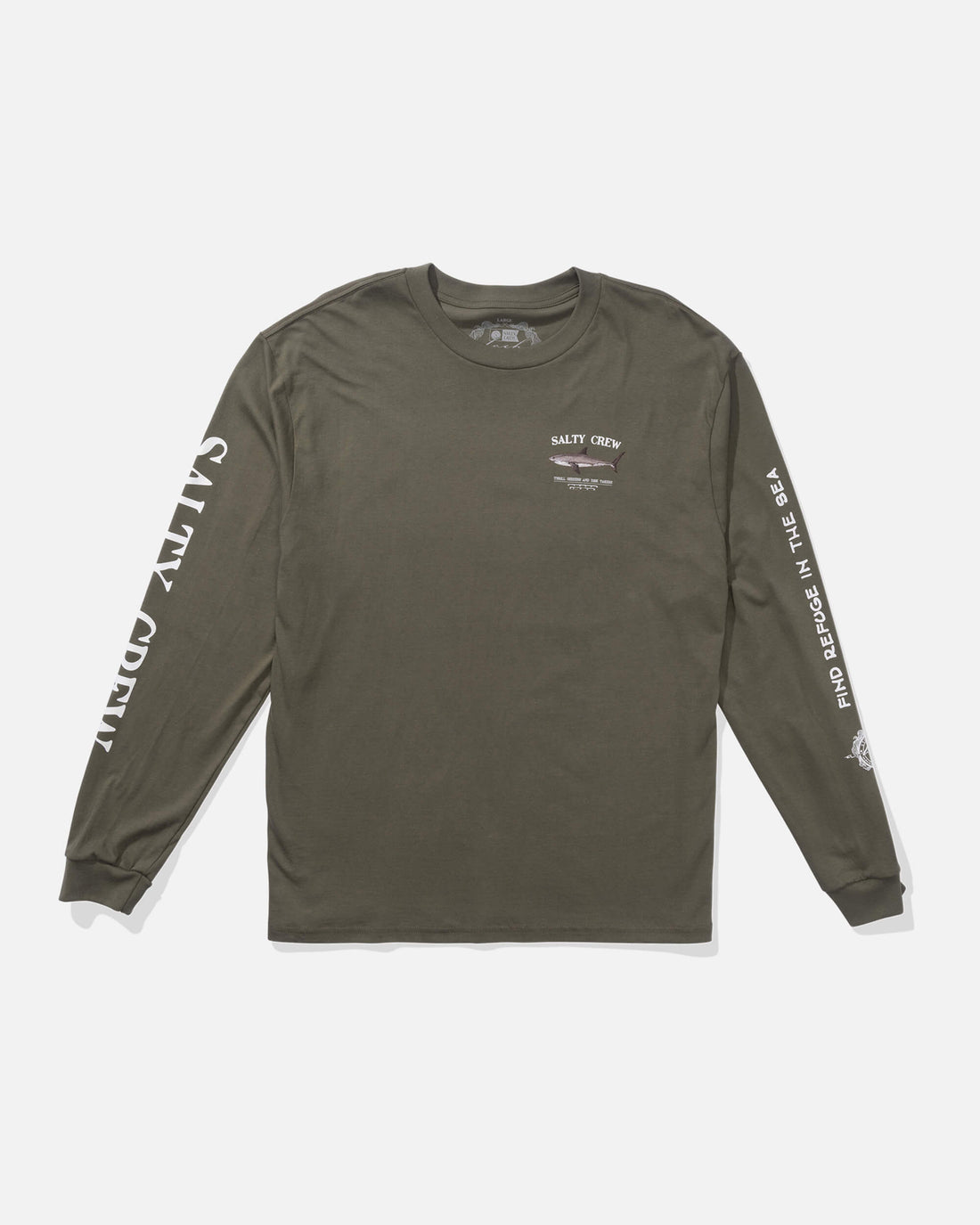 Salty Crew Bruce L/S Tee DustyOlive M
