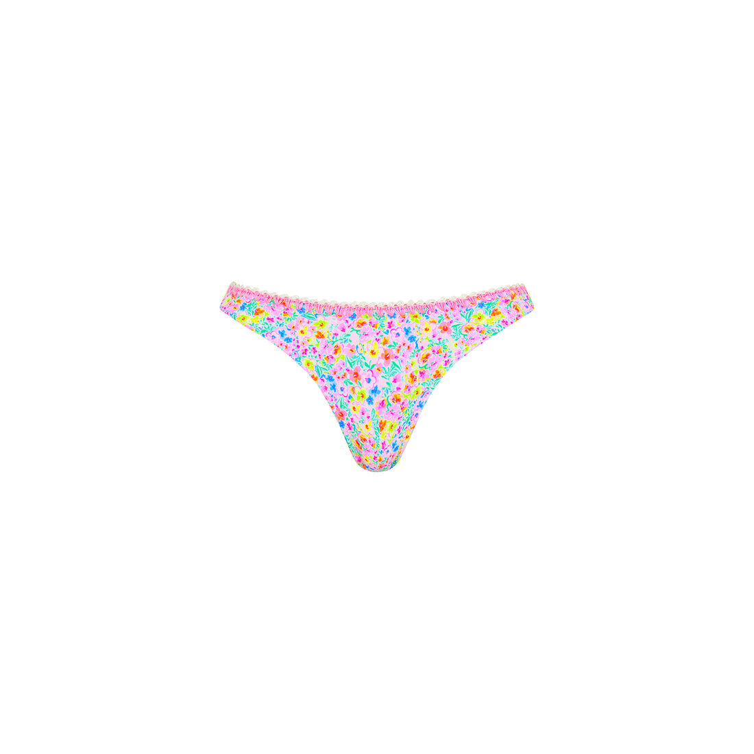 Kulani Kini Crochet Cheeky Bikini Bottom Moonflower L
