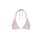 Kulani Kini Crochet Halter Bikini Top Moonflower M