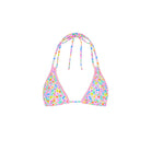 Kulani Kini Crochet Halter Bikini Top Moonflower M