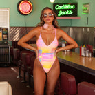 Kulani Kinis Plunge Crossback One Piece SunsetUniverse M