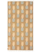 Sand Cloud Turkish Beach Towel Pineapple Natural Regular