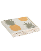 Sand Cloud Turkish Beach Towel Pineapple Natural Regular
