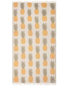 Sand Cloud Turkish Beach Towel Pineapple Natural Regular