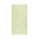 Sand Cloud Turkish Beach Towel TurtlePlaid Snapdragon Regular
