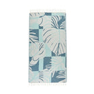 Sand Cloud Turkish Beach Towel Cutleaf Seaglass Regular