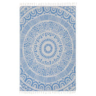 Sand Cloud Turkish Beach Towel Azure Blue Large