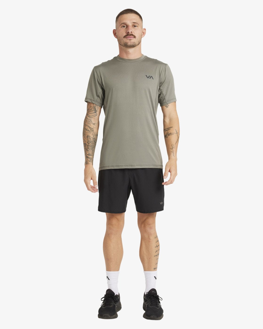 RVCA Sport Vent SS Tee SLE S