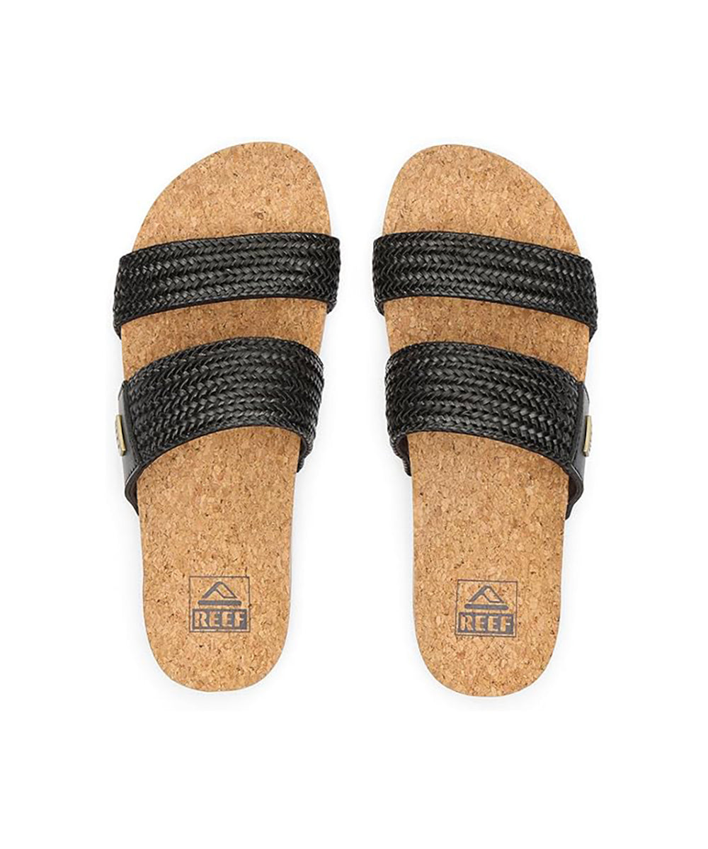 Reef Vista Braid 2 Womens Sandal Black-Cork 8.5