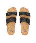 Reef Vista Braid 2 Womens Sandal Black-Cork 8.5