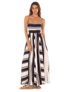 Maaji Boho Stripes Ella Long Dress OpenBlue S