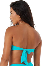 Roxy SD Beach Classics Ring Bandeau Bikini Top TEA M
