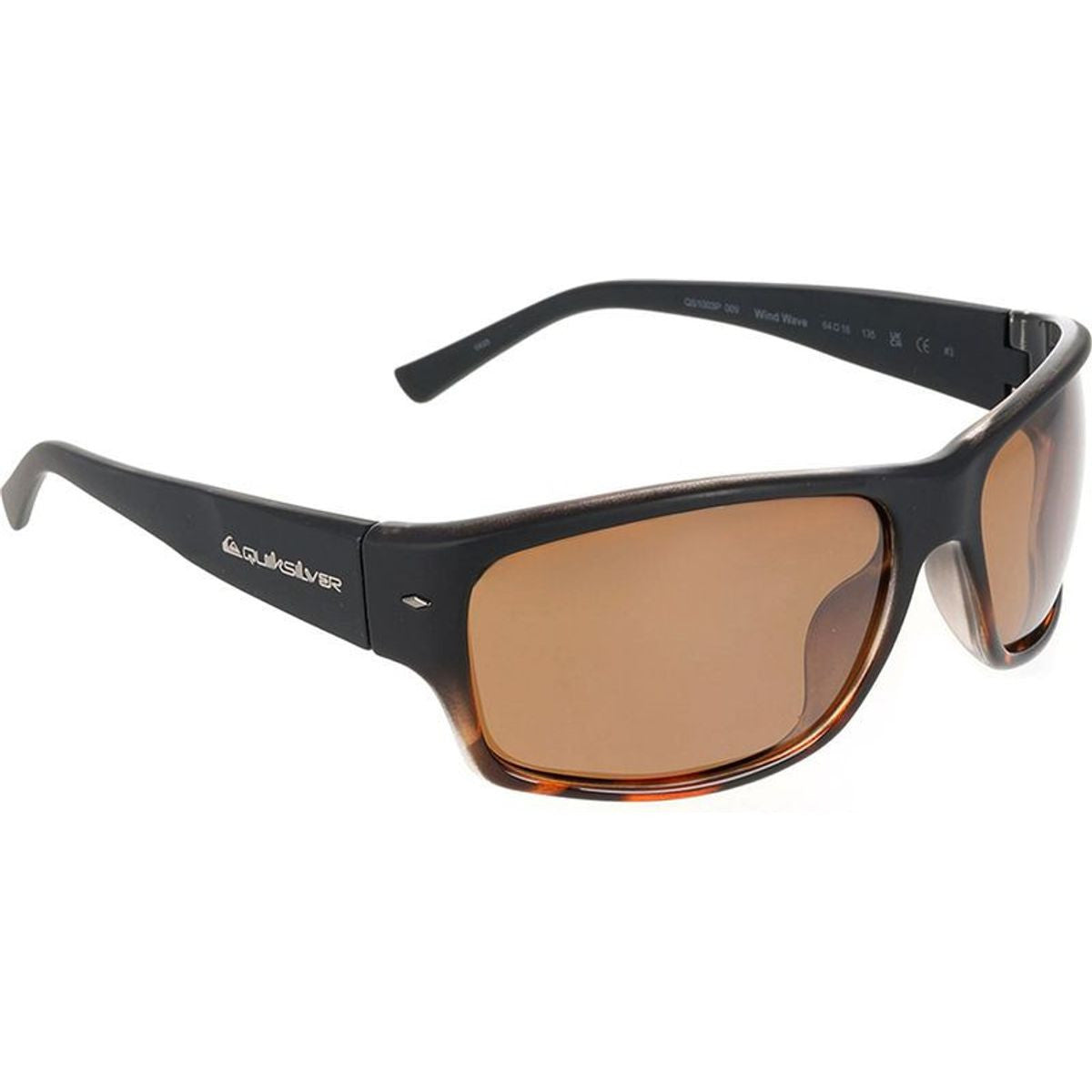 Quiksilver Wind Wave Polarized Sunglasses TortBlack Brown