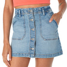 Roxy Lil Sunshine Denim Skirt BEZW S