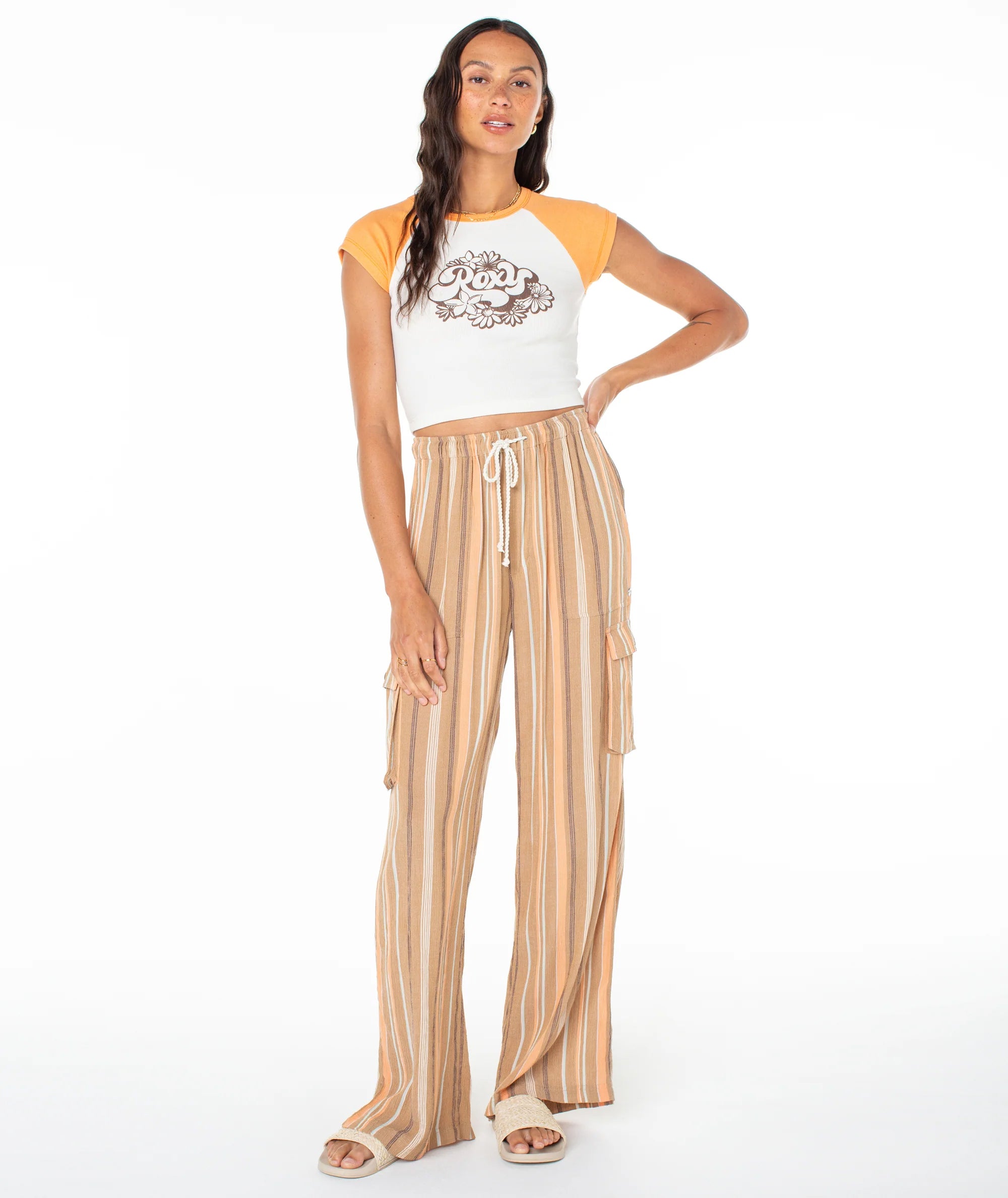 Roxy Precious Cargo Beach Pants CMG XS
