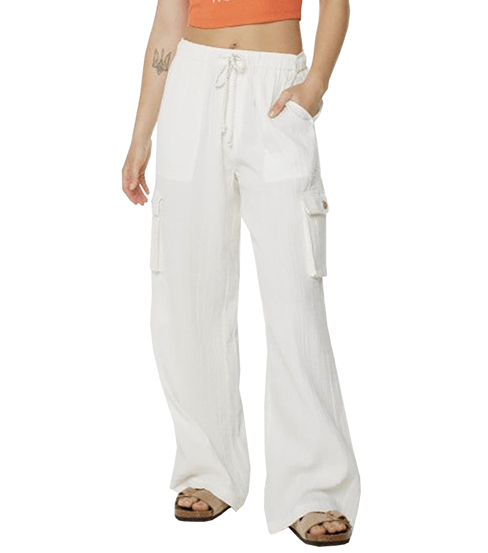 Roxy Precious Cargo Solid Beach Pants WBS0 L