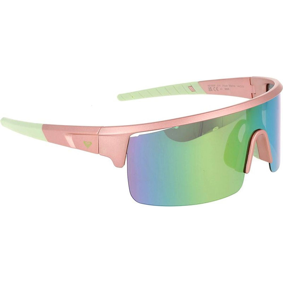 Roxy Aqua Marina Polarized Sunglasses BeachedMauve PinkGreenMirror