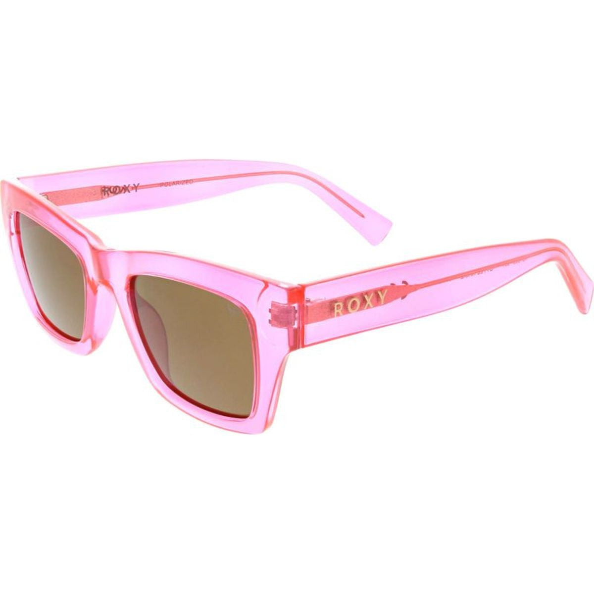 Roxy Costal Chic Polarized Sunglasses Pink Brown