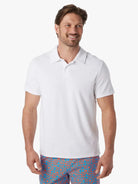 Fair Harbor Ravello Terry Polo  White L