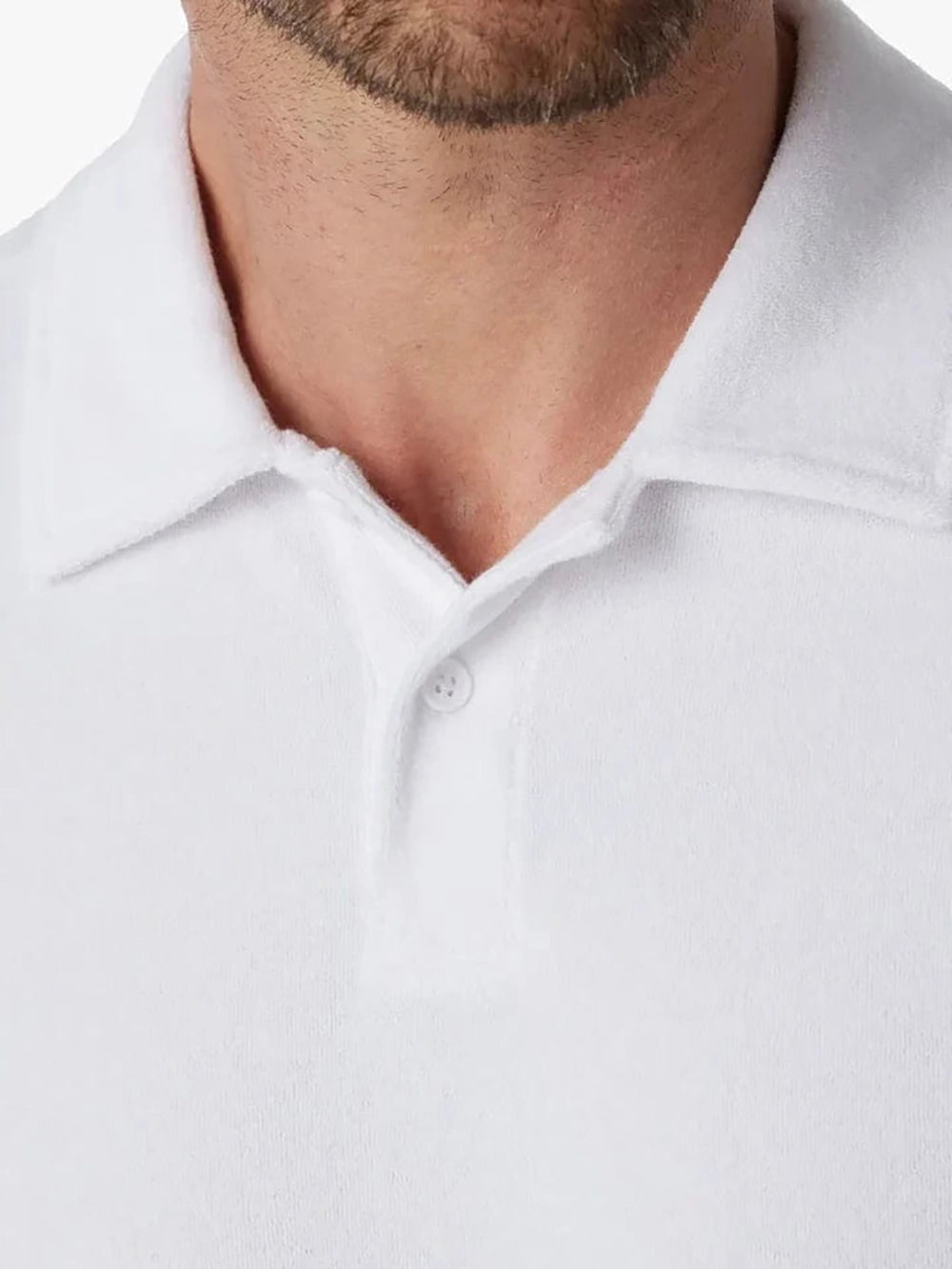 Fair Harbor Ravello Terry Polo  White L