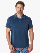 Fair Harbor Ravello Terry Polo  Navy L