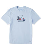 Life Is Good Crusher Tee My Weekend Ride Gol GlcBlu XXXL