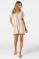 O'Neill Kamilla Stripe Romper IVR M
