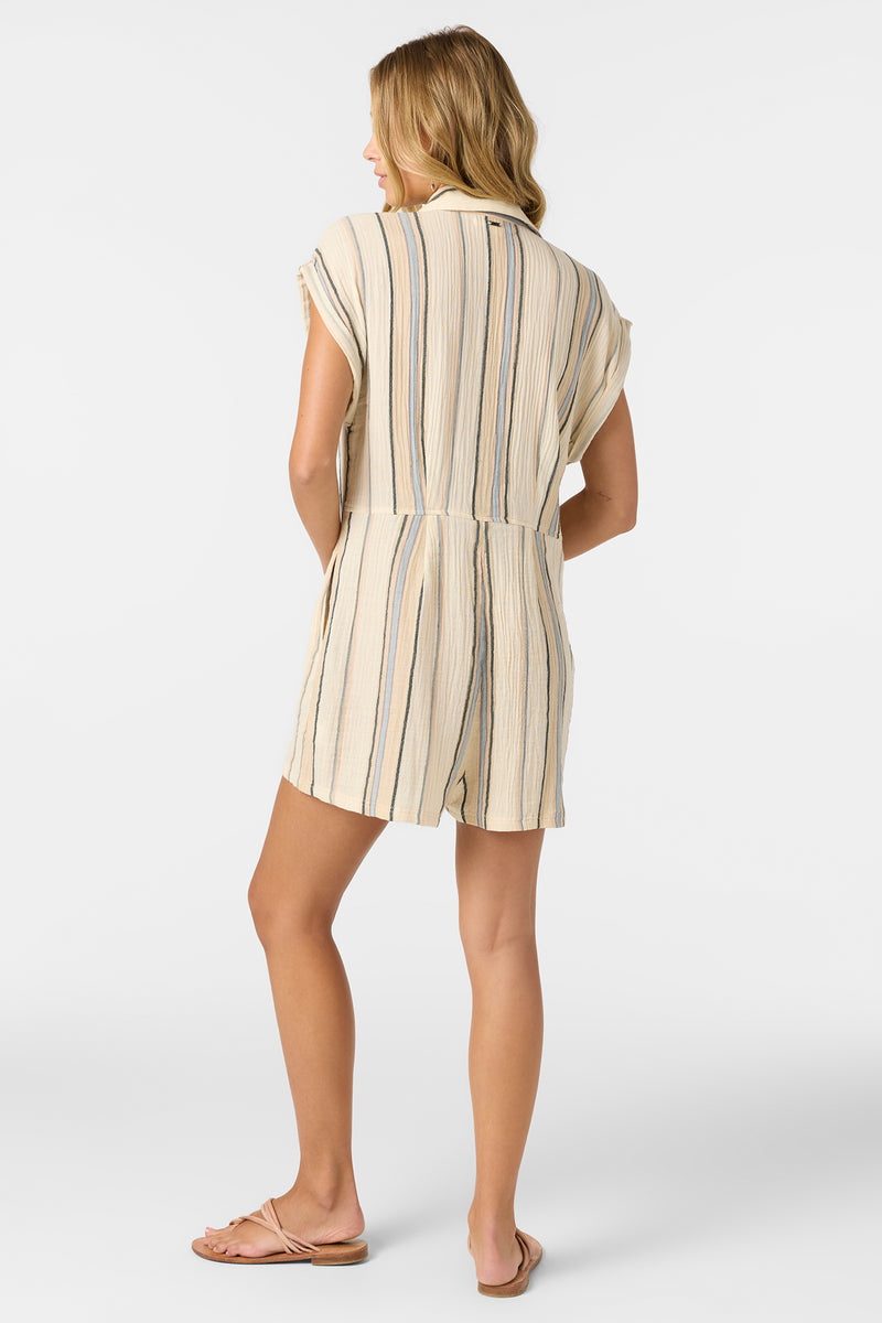 O'Neill Kamilla Stripe Romper IVR M