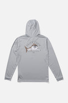 Salty Crew Lurking Hooded Sunshirt Silver L