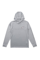 Salty Crew Lurking Hooded Sunshirt Silver L