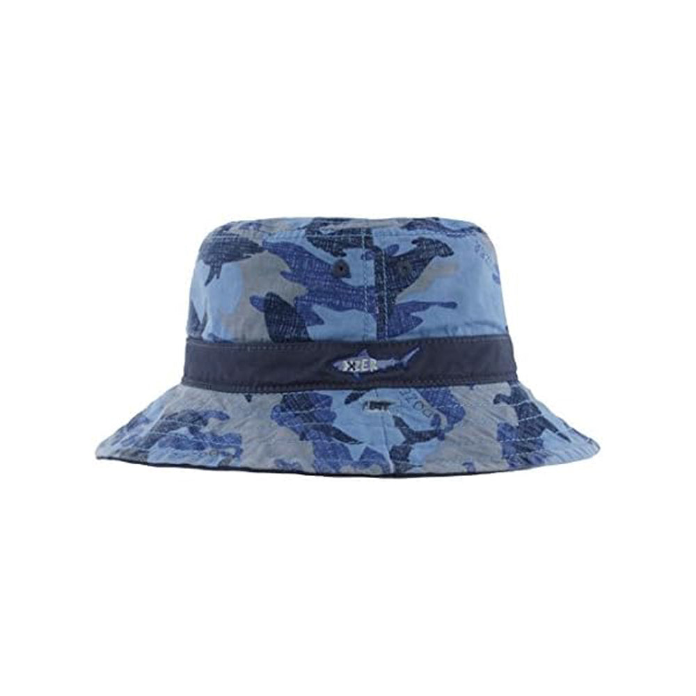 Dozer Boys Bucket Hat Reef  Blue 2-5