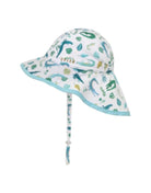 Dozer Baby Boy Bucket Legionnaire Floppy Snapper  White 12-24M
