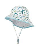Dozer Baby Boy Bucket Legionnaire Floppy Snapper  White 12-24M