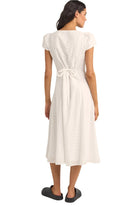 Rhythm Tallulah Cap Sleeve Midi Dress WHT S