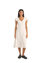 Rhythm Tallulah Cap Sleeve Midi Dress WHT XS