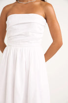 Rhythm Mala Mini Dress WHT XS