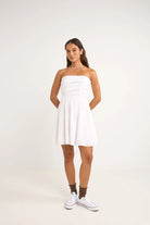 Rhythm Mala Mini Dress WHT L
