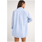 Rhythm Zephyr Stripe Shirt BLU S