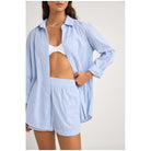 Rhythm Zephyr Stripe Short BLU L