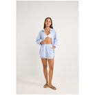 Rhythm Zephyr Stripe Short BLU XS