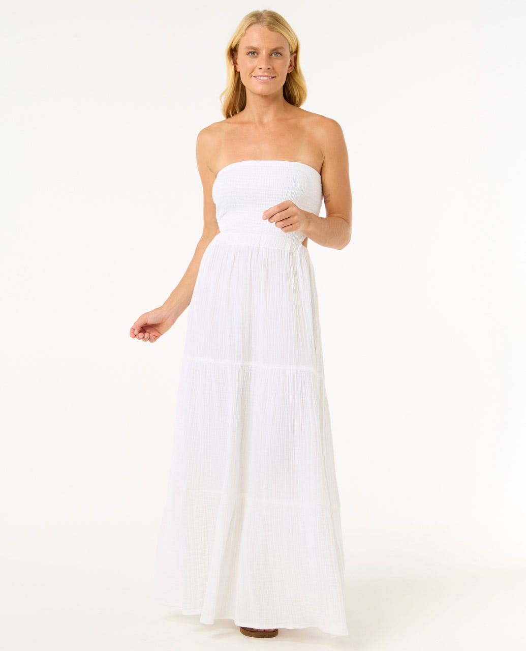 RIP CURL PREMIUM SURF MAXI DRESS 1000-White XS