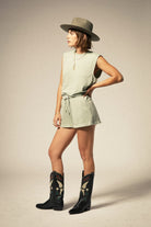 Brixton Carefree Organix Garment Dyed Shorts SGGRN XS