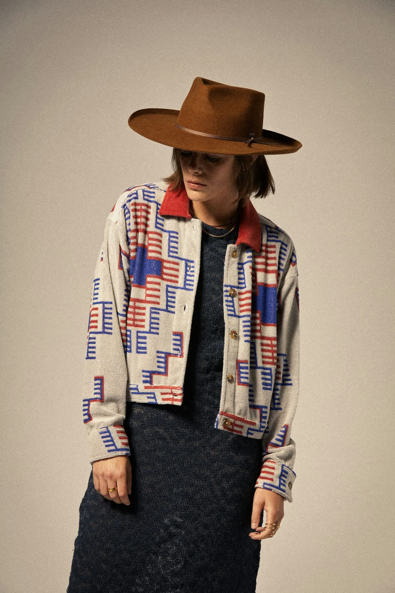 Brixton Trail Terrycloth Trucker Jacket ELCIP S